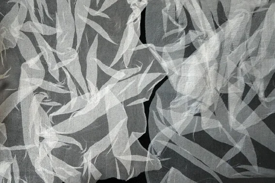 Autorské dílo Strutture III · 90 × 70 cm