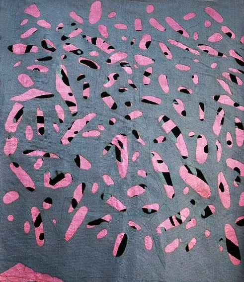 Autorské dílo Strutture V · 95 × 80 cm